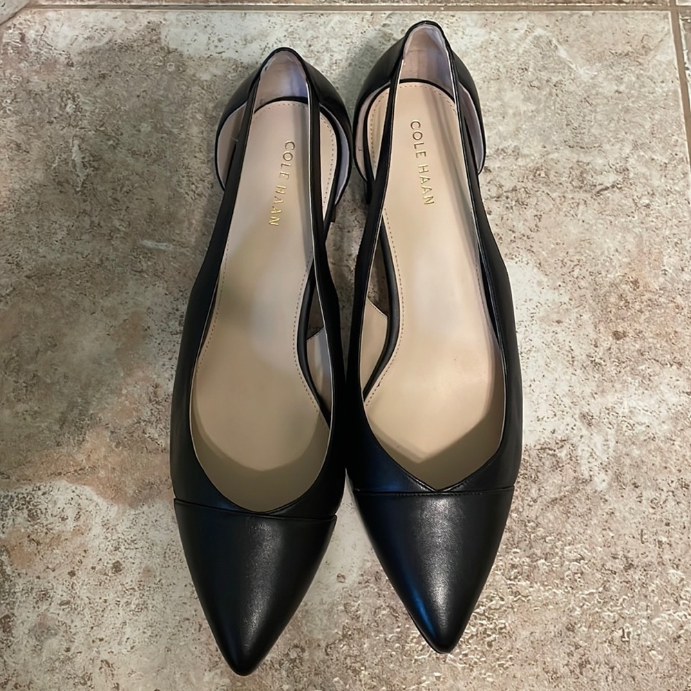 Cole Hana Leather Caia Pumps (worn once)